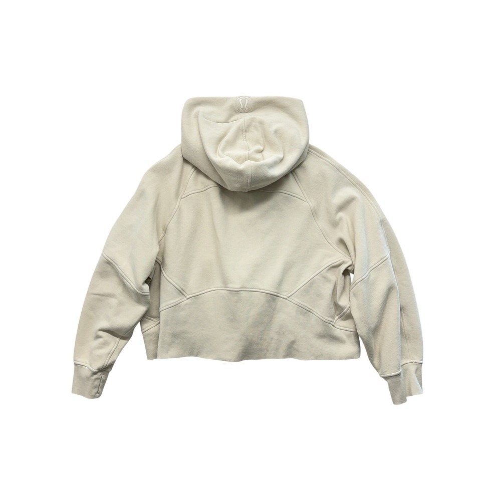 Lululemon Scuba Oversized Full Zip Hoodie White Bone XL XXL - Picture 7 of 10